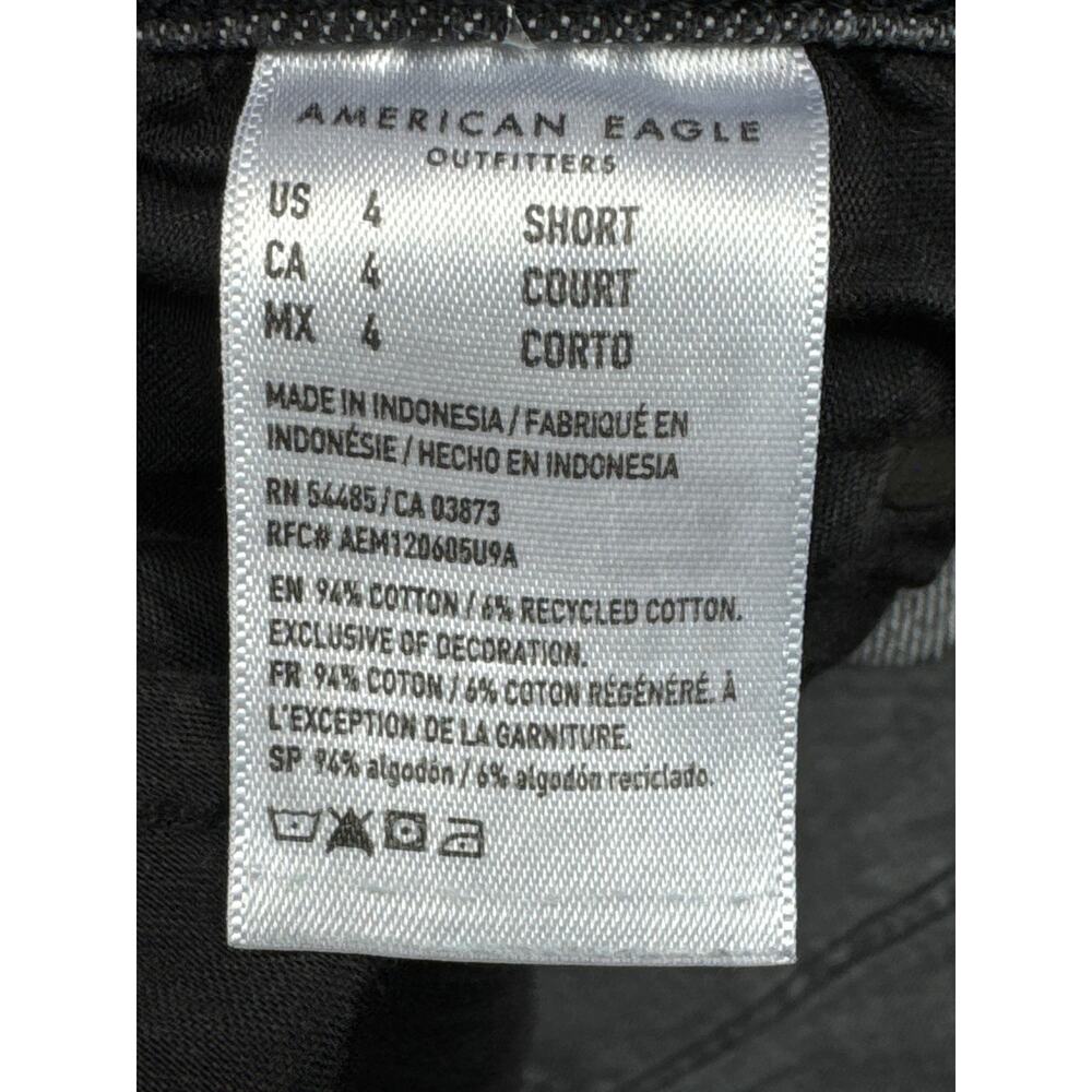 American Eagle Women's 90's Bootcut Dark Gray Denim Jeans - Size 4 Short (28x29) - Picture 6 of 6
